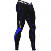 Bad Boy 9379 Компрессионные штаны Bad Boy Leggings Black/Blue фото